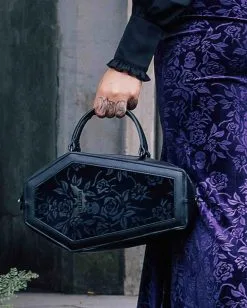 KILLSTAR Vampir's Kiss Sarg Handtasche -Outlet-Horror-Shop killstar vampirs kiss sarg handtasche killstar vampirs kiss handbag gothic handtasche 51230 07