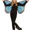 Kinder Schmetterlingsflügel Türkis -Outlet-Horror-Shop kinder schmetterlingsfluegel tuerkis kinderkostuem zubehoer 22420 1