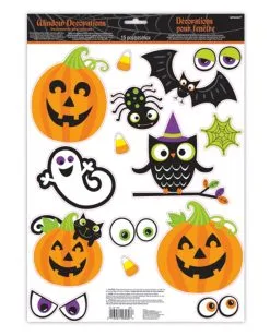 15-tlg. Kinderfreundliche Halloween Sticker