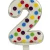 Konfetti Zahlenkerze Nr. 2 (6,5cm) 1 Konfetti Zahlenkerze Nr. 2 (6,5cm) -Outlet-Horror-Shop konfetti zahlenkerze nr 2 confetti candle no 2 geburtstagskerzen kaufen 51279 01