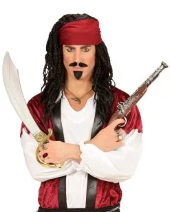 Kostümring Mit Rotem Edelstein -Outlet-Horror-Shop kostuemring mit rotem edelstein gemstone ring costume accessoire 38081 04