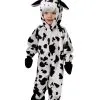 Kuscheliges Kuh Kinderkostüm S -Outlet-Horror-Shop kuscheliges kuh kinderkostuem tierkostuem baby kuh verkleidung karneval kind 16813