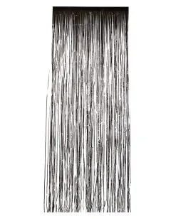 Lametta Vorhang Schwarz