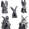 Lemax Spooky Town - Gargoyles 5er Set -Outlet-Horror-Shop lemax spooky town spooky gargoyles 5er set halloween deko gargoyles spooky town figuren kaufen 53873