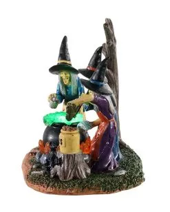 Lemax Spooky Town - Witches Teamwork -Outlet-Horror-Shop lemax spooky town witches teamwork halloween dekoration spooky town figurine 53630 03