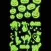 Leuchtende Halloween Sticker "Kürbisse & Katzen" -Outlet-Horror-Shop leuchtende halloween sticker kuerbisse und katzen glow in the dark halloween sticker pumpkin and cats 51727 01