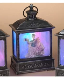 Leuchtende Wasserkugel Laterne Skelett Brautpaar 21cm -Outlet-Horror-Shop leuchtende wasserkugel laterne skelett brautpaar 21cm lighted smoky water globe lantern skeleton bridal couple 54270 2