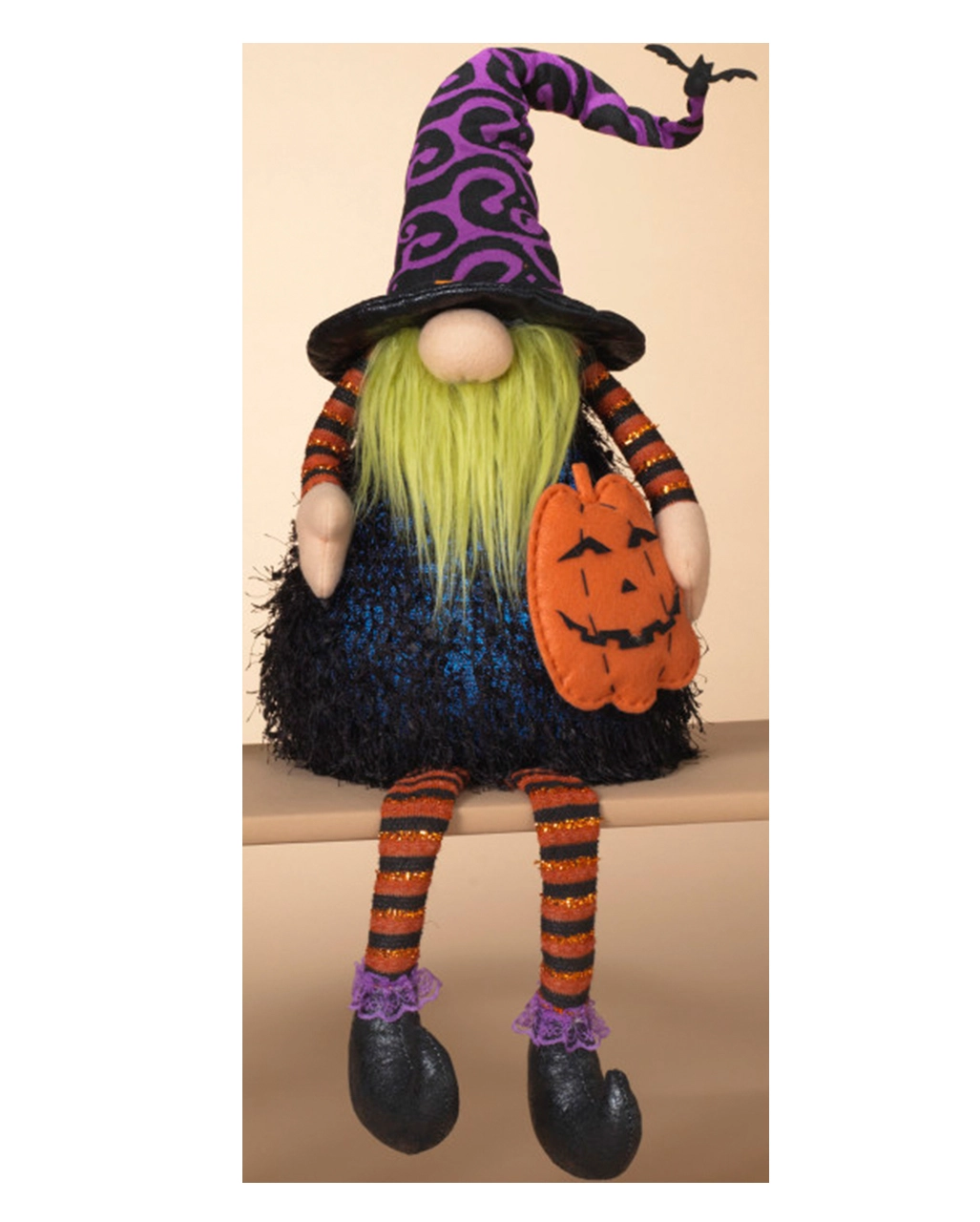 Leuchtender Halloween Gnom Kantenhocker Mit Kürbis 75cm 4 Leuchtender Halloween Gnom Kantenhocker Mit Kürbis 75cm – Bild 2