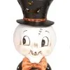 Leuchtender Johanna Parker Totenkopf Mit Hut 20cm -Outlet-Horror-Shop leuchtender johanna parker totenkopf mit hut 20cm light up hat fellow johanna parker skull 54057