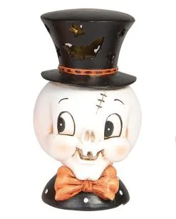 Leuchtender Johanna Parker Totenkopf Mit Hut 20cm