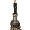 Leuchtender Totenkopf Mit Kerze 36cm 2 Leuchtender Totenkopf Mit Kerze 36cm -Outlet-Horror-Shop leuchtender totenkopf mit kerze 36cm lighted stacking skull with candle halloween totenschaedel deko 52549