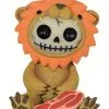 Löwe Furrybones Figur Klein 2 Löwe Furrybones Figur Klein -Outlet-Horror-Shop loewe furrybones figur skelett figur skelett deko lion furrybones figurine 37121 01