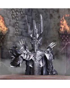 Lord Of The Rings Sauron Büste 39cm -Outlet-Horror-Shop lord of the rings sauron bueste herr der ringe sauron statue lord of the rings sauron bust 53380 07