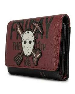 Loungefly Friday The 13th Jason Mask Geldbörse -Outlet-Horror-Shop loungefly friday the 13th jason mask geldsboerse loungefly horror wallett geschenk und merch 52585 2