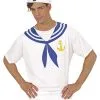 Matrosenhemd -Outlet-Horror-Shop matrosenhemd mit kragen sailor shirt seemannshemd kostuemzubehoer 39690 03