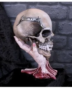 Metallica - Sad But True Totenschädel Figur -Outlet-Horror-Shop metallica sad but true totenschaedel figur metallica totenkopf figur metallica sad but true skull figurine 39307 05
