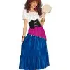 Gypsy Wahrsagerin Kostüm -Outlet-Horror-Shop moderne zigeunerin kostuem esmeralda gypsy verkleidung damen wahrsagerin kostuem fasching 36132 1