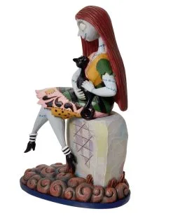 Sally Auf Grabstein Mit Katze Sammelfigur 19 Cm -Outlet-Horror-Shop nightmare before christmas sally auf grabstein mit schwarzer katze polyresin sammelfigur nightmare before christmas fanartikel sally fanartikel 53564 1