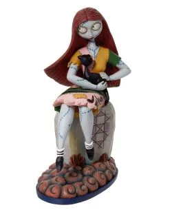 Sally Auf Grabstein Mit Katze Sammelfigur 19 Cm -Outlet-Horror-Shop nightmare before christmas sally auf grabstein mit schwarzer katze polyresin sammelfigur nightmare before christmas fanartikel sally fanartikel 53564