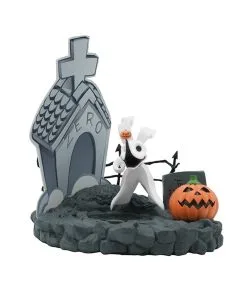 Nightmare Before Christmas Zero Sammelfigur 12 Cm -Outlet-Horror-Shop nightmare before christmas zero sammelfigur mit grabstein und kuerbis nightmare before christmas fanartikel jack skellington fanartkel online bestellen 53761 2