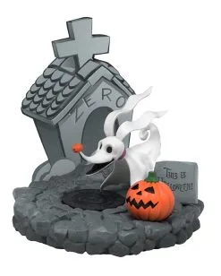 Nightmare Before Christmas Zero Sammelfigur 12 Cm -Outlet-Horror-Shop nightmare before christmas zero sammelfigur mit grabstein und kuerbis nightmare before christmas fanartikel jack skellington fanartkel online bestellen 53761