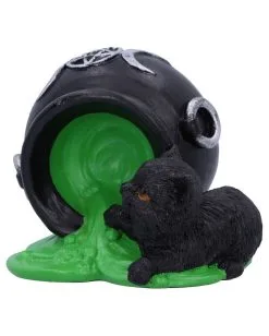 Ooops! Kätzchen Mit Umgestürztem Hexenkessel 8,7cm 10 Ooops! Kätzchen Mit Umgestürztem Hexenkessel 8,7cm -Outlet-Horror-Shop oops schwarze kaetzchen mit umgefallenem hexenkessel halloween tischdeko walpurgisnacht deko 54627 02
