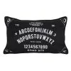 Ouija Board Dekokissen 25x40cm -Outlet-Horror-Shop ouija board dekokissen hexenbrett dekokissen ouija board cushion gothic deko 50700 01