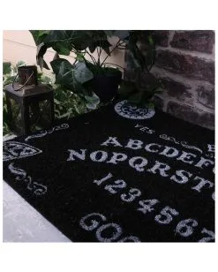 Ouija Board Türmatte -Outlet-Horror-Shop ouija board tuermatte hexenbrett tuermatte spirtit board doormat 39246 02