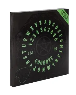 Ouija Octagon Wahrsagebrett Glow In The Dark -Outlet-Horror-Shop ouija octagon wahrsagebrett glow in the dark octagon spirit board glow in the dark 50661 02