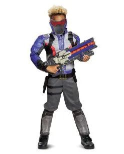 Overwatch Soldier 76 Kinder Muskelkostüm 6 Overwatch Soldier 76 Kinder Muskelkostüm -Outlet-Horror-Shop overwatch soldier 76 muskelkostuem soldier 76 overwatch verkleidung comic con overwatch merchandise kids 35906 2