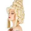 Perücke Marie Antoniette Blond -Outlet-Horror-Shop peruecke marie antoinette new blond barock faschings frisur rokoko karnevalsperuecke 8801238