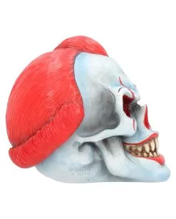 Play Time Horror Clown Schädel 18cm -Outlet-Horror-Shop play time horror clown schaedel play time killer clown schaedel horror clown dekoration 52786 06