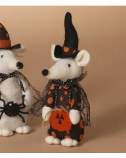 Plüsch Halloween Maus Mit Kürbis 23cm 5 Plüsch Halloween Maus Mit Kürbis 23cm -Outlet-Horror-Shop pluesch halloween maus mit kuerbis 23cm halloween plush mouse figurine with pumpkin halloween dekofigur 54261 2