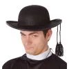 Priester Hut Mit Kordel -Outlet-Horror-Shop priester hut mit kordel klassisches pfarrer kostuem zubehoer 25390