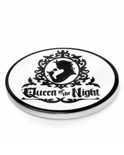 Queen Of The Night Untersetzer -Outlet-Horror-Shop queen of the night untersetzer queen of the night coaster gothic homeware halloween homeware 51688 02