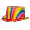 Regenbogen Zylinder Mit Hutband 2 Regenbogen Zylinder Mit Hutband -Outlet-Horror-Shop regenbogen zylinder mit hutband cds hut rainbow top hat 37994