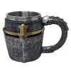 Ritterhelm Krug -Outlet-Horror-Shop ritterhelm krug ritter dekoartion mittelalter deko larp dekoration medival knight jug 37026 01