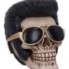 Rock 'n' Roll Totenkopf 17cm 2 Rock 'n' Roll Totenkopf 17cm -Outlet-Horror-Shop rock n roll totenkopf rock n roll totenschaedel rock n roll skull rockabilly wohnaccessoire 53392 01