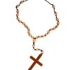 Rosenkranz Mit Kreuz -Outlet-Horror-Shop rosenkranz mit kreuz moenchskette mit kreuz bischofskette kostuemschmuck 23238 1