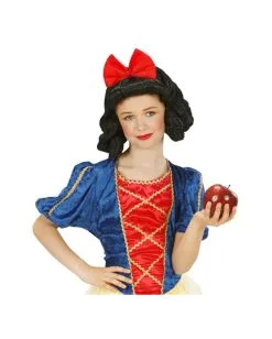 Haarreif Mit Roter Schleife -Outlet-Horror-Shop rote haarschleife fuer maerchenprinzessin bild2 22966