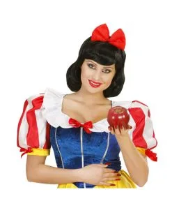 Haarreif Mit Roter Schleife -Outlet-Horror-Shop rote haarschleife fuer maerchenprinzessin bild3 22966