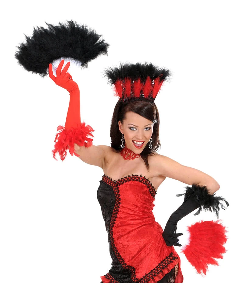 Roter Federfächer 5 Roter Federfächer – Bild 3