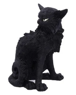 Salem Hexenkatze 19,6cm -Outlet-Horror-Shop salem hexenkatze 19cm salem witch cat 19 cm halloween tischdekoration schwarze katzenfigur 51042 02