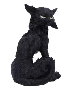 Salem Hexenkatze 19,6cm -Outlet-Horror-Shop salem hexenkatze 19cm salem witch cat 19 cm halloween tischdekoration schwarze katzenfigur 51042 03