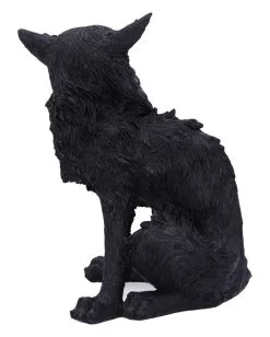 Salem Hexenkatze 19,6cm -Outlet-Horror-Shop salem hexenkatze 19cm salem witch cat 19 cm halloween tischdekoration schwarze katzenfigur 51042 04