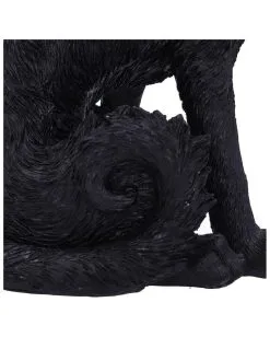 Salem Hexenkatze 19,6cm -Outlet-Horror-Shop salem hexenkatze 19cm salem witch cat 19 cm halloween tischdekoration schwarze katzenfigur 51042 06