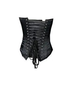 Satin Vollbrust Korsett Mit Haken Schwarz 5 Satin Vollbrust Korsett Mit Haken Schwarz -Outlet-Horror-Shop satin vollbrust korsett mit haken schwarz gothic corsage dracula clothing corset 36883 2