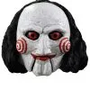 SAW Puppe Billy Maske -Outlet-Horror-Shop saw maske saw billy maske jigsaw maske halloween maske horror maske saw billy puppet mask 21884 01