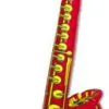Aufblasbares Saxophon Rot -Outlet-Horror-Shop saxophon aufblasend rot saxophone to blow up red 8800190kl