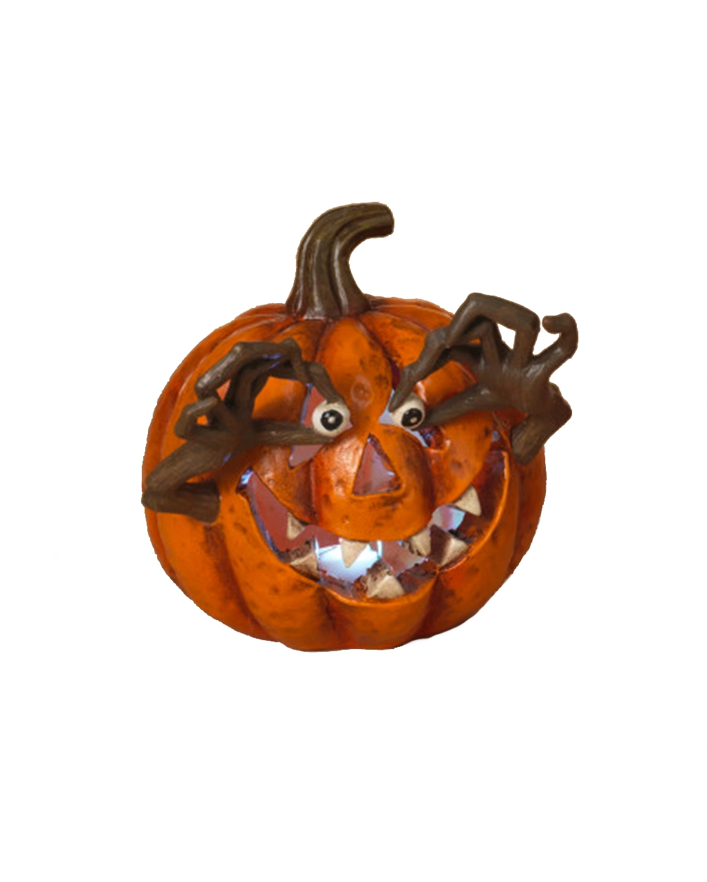 Scary Halloween Kürbis Mit Augen & LED 3 Scary Halloween Kürbis Mit Augen & LED